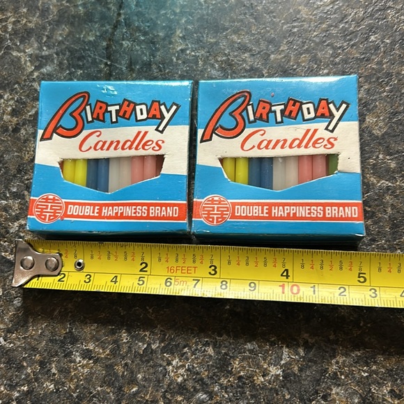 ONE Package of Vintage Birthday Candles - Picture 2 of 3